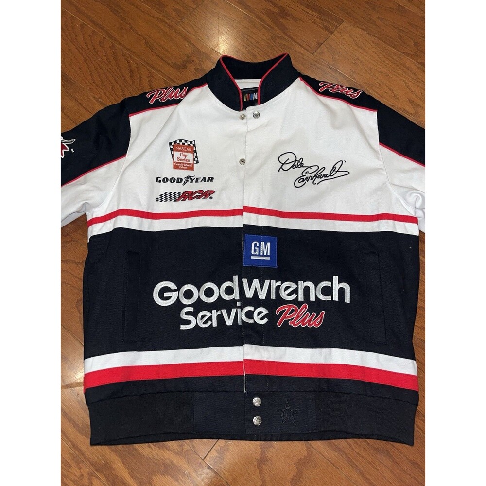 Dale Earnhardt Sr. #3 Goodwrench JH Design jacket Large All over print nascar